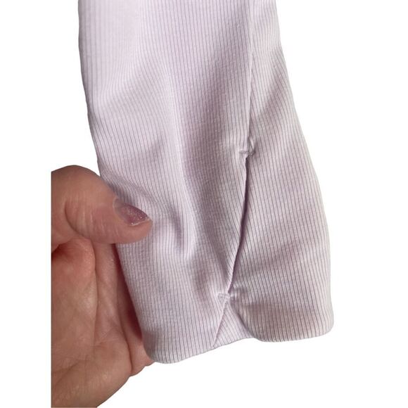 Athleta Womens Light Pink Raglan Sleeve Cowl Neck Tunic Hoodie Size Medium - Picture 3 of 16